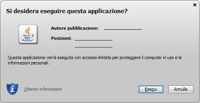 Applicazione sicura con certificato valido ma più ubicazioni visualizzate